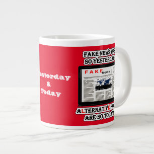 Faux News et faits alternatifs Jumbo Mug