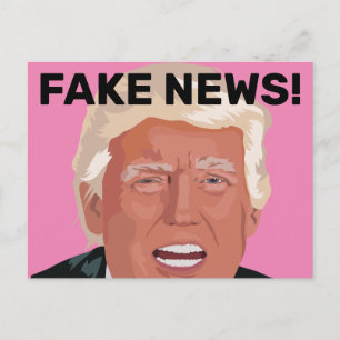 FAUX NOUVELLES ! CARTES POSTALES DONALD TRUMP