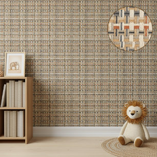 Faux papier peint géométrique tissé n°3 ID1271