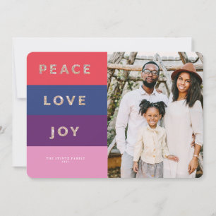 Faux Parties scintillant Bijou rayé Tone Carte Noë