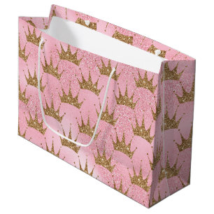 Faux parties scintillant Princesse sac de la couro