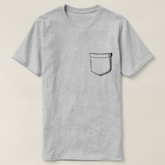 Faux T-shirt de poche (Design devant)