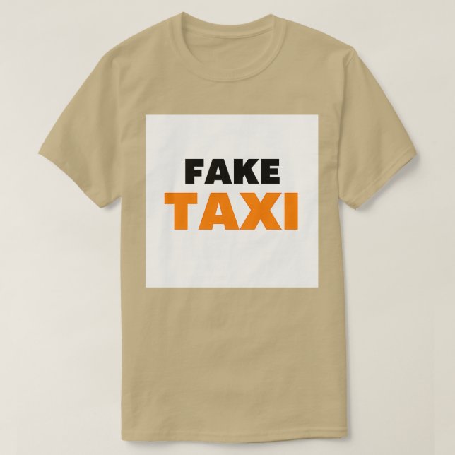 Faux Taxi Classique TShirt (Design devant)