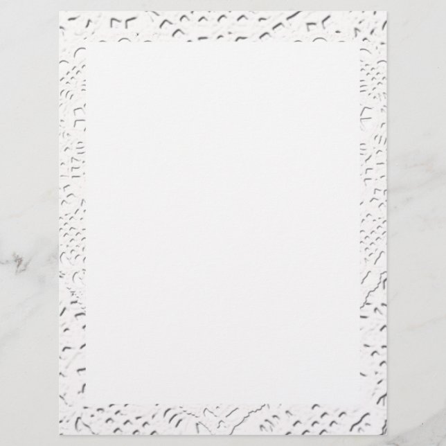 Faux White Lace Fabric Arrière - plan (Devant)