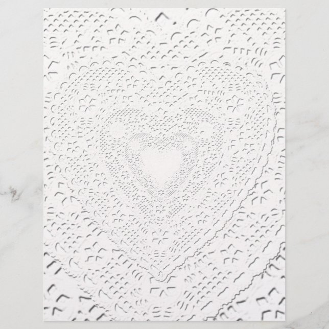 Faux White Lace Fabric Arrière - plan (Devant)