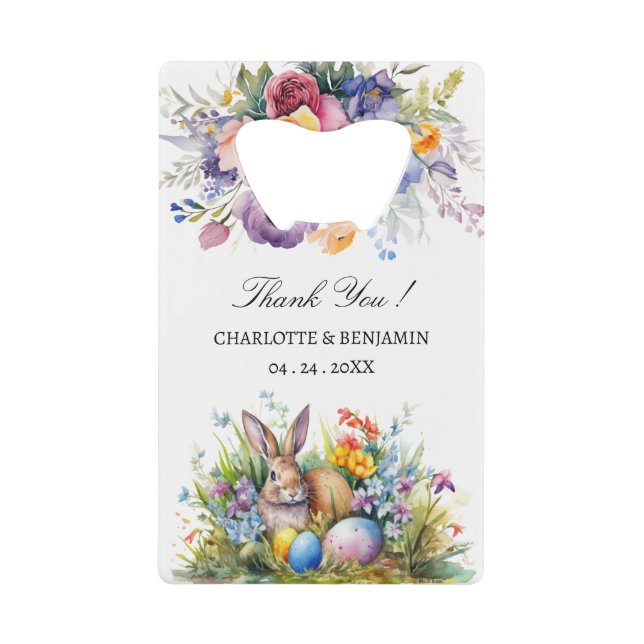 Faveur de mariage à thème Printemps Aquarelle (Devant)
