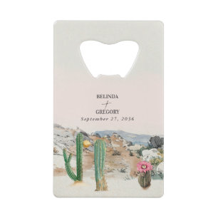 Faveur de mariage cactus désert aquarelle Boho