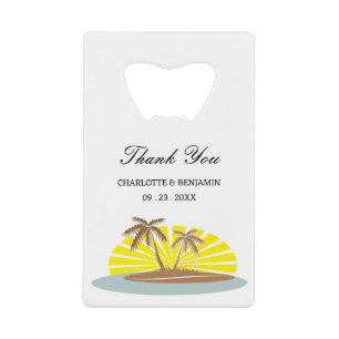 Faveur de mariage Palmier de Plage Côtière