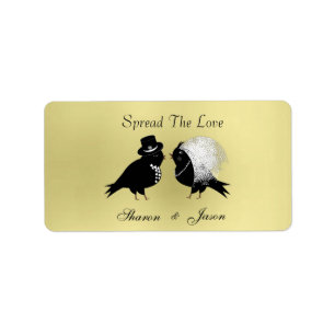 Faveurs Mariage Jam Jar Étiquettes Étaler L'Amour