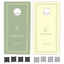 Favori de couple élégant et minimaliste vert sauge