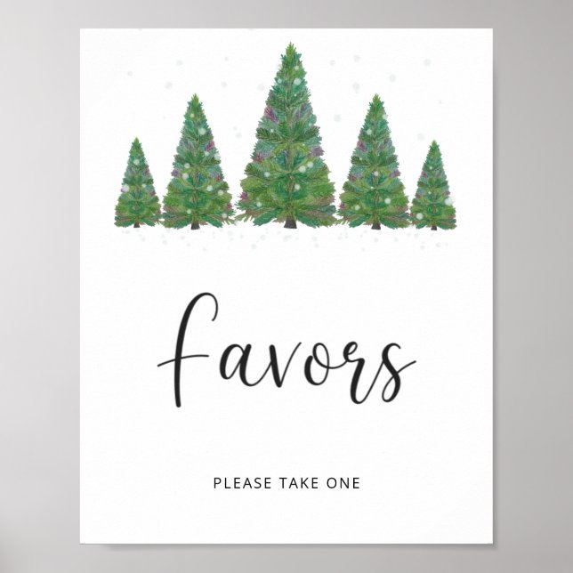 Favoris de Noël Evergreen  Affiche (Devant)