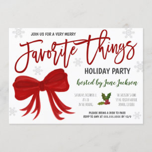 Favoris Fête Invitation