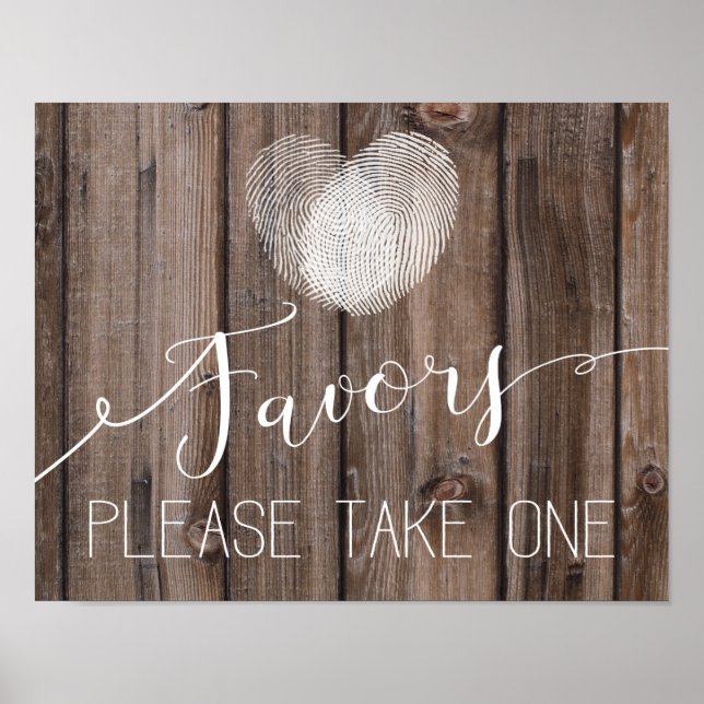 favoriser bois rustique signe Mariage livre d'or I (Devant)