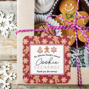 Favoriser Étiquette Sticker Christmas Cookie Excha