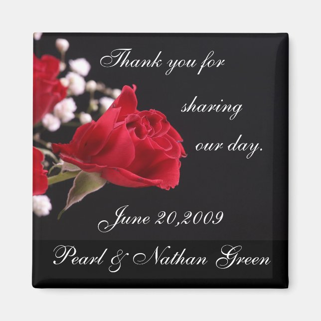 Favoriser les Magnets de mariage (Devant)