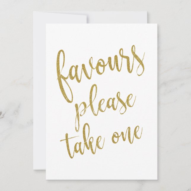 Favoriser S'Il Vous Plaît Prendre Un Signe Or Abor (Devant)