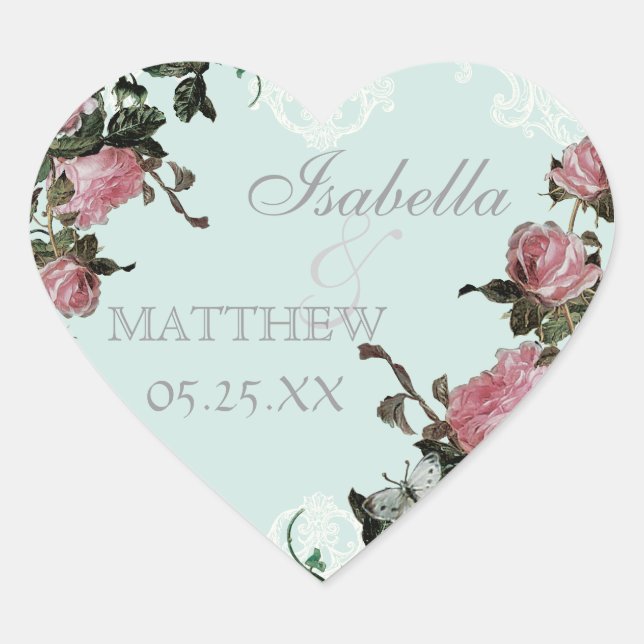 Favoriser Stickers Cadeaux ou Seals, Trellis Rose  (Devant)