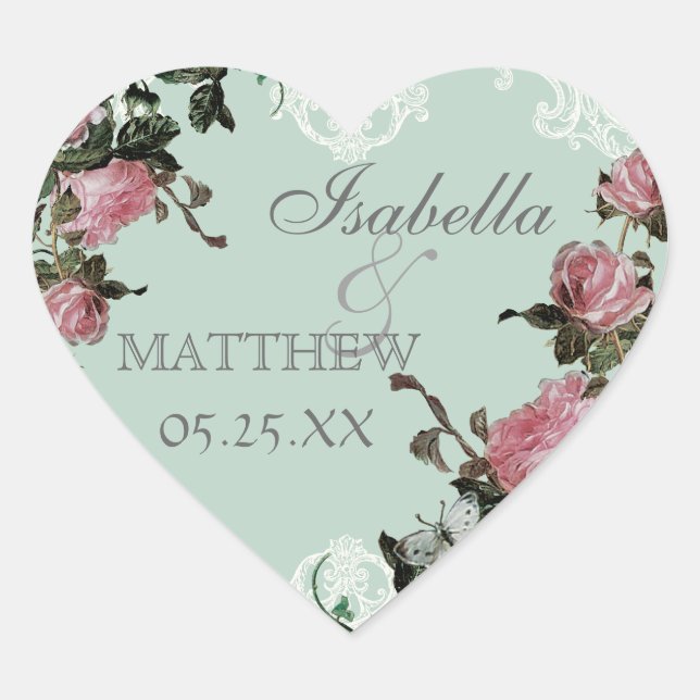 Favoriser Stickers Cadeaux ou Seals, Trellis Rose  (Devant)