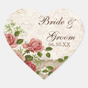 Favoriser Stickers Cadeaux ou Seals, Trellis Rose 