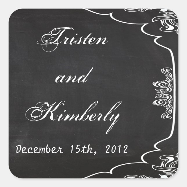 Favoriser Stickers Moderne Chalkboard Vintage Vict (Devant)