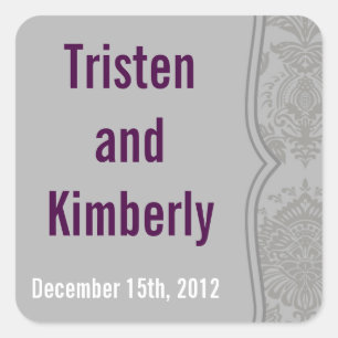 Favoriser Stickers Moderne Gris Damas Dentelle Imp