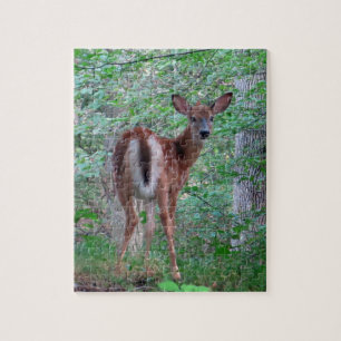 Fawn in the Woods Design Jigsaw Puzzle Puzzle