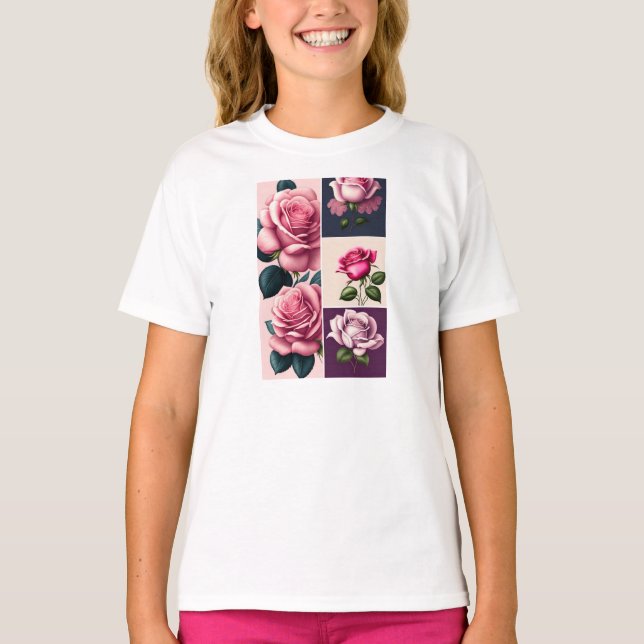 Fbattage & Grace : Elégant T-shirt papillon (Devant)