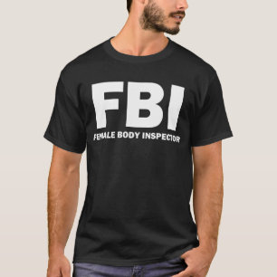 FBI : T-shirt d'inspecteur de corps féminin