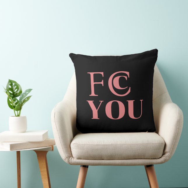 FCC YOU Coussin de lancer (Chaise)