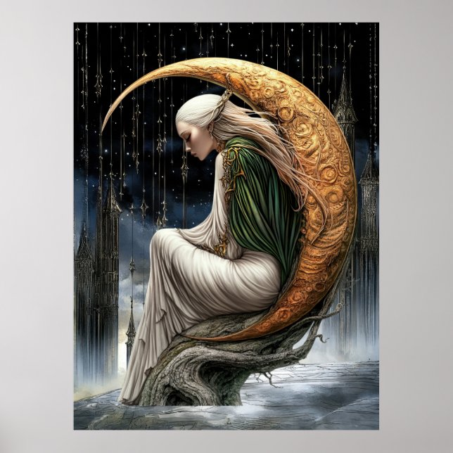 FD2 Croissant de Lune Enchanté Goddess Affiche 24 (Devant)