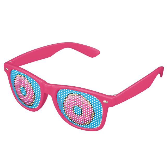 FD Pink Donut Party lunettes (Angulaire)