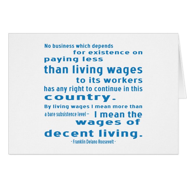FDR sur les salaires (Devant horizontal)