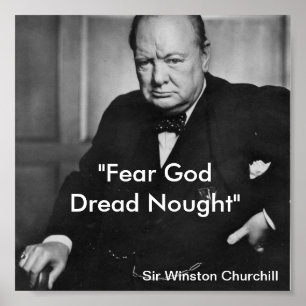 Fear God, Dred Nought - affiche de churchill
