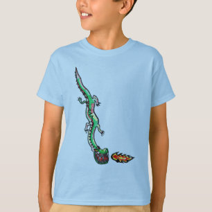 Fearsome Dragon Doodle Art T-shirt