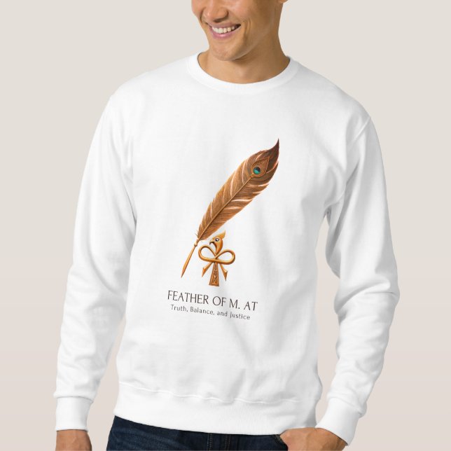 Feather of Ma’at Sweatshirt – Ancient Egyptian (Devant)