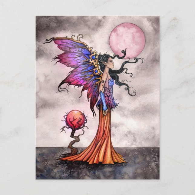 Fée Abigail Fairy Fantasy Art Carte Postale (Devant)