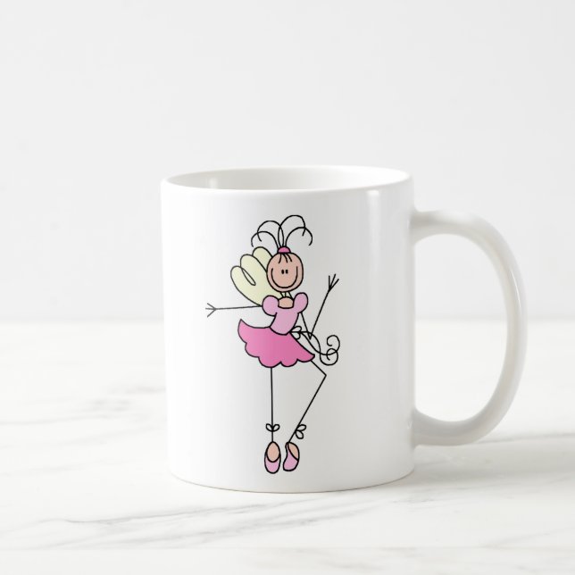 Fée Ballerine Tasse Rose (Droite)