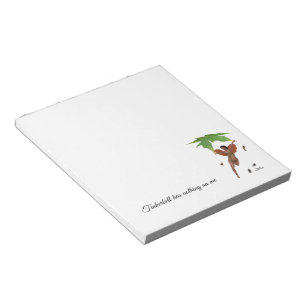 Fée Cute Avec Ailes Brown Bloc-notes