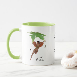 Fée Cute Avec Ailes Brown Café Mug