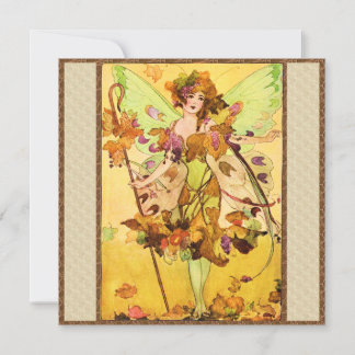 Fée d'automne papillon fille