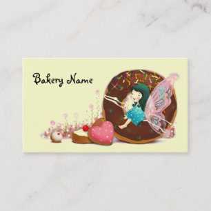 Fée de carte de visite de boulangerie