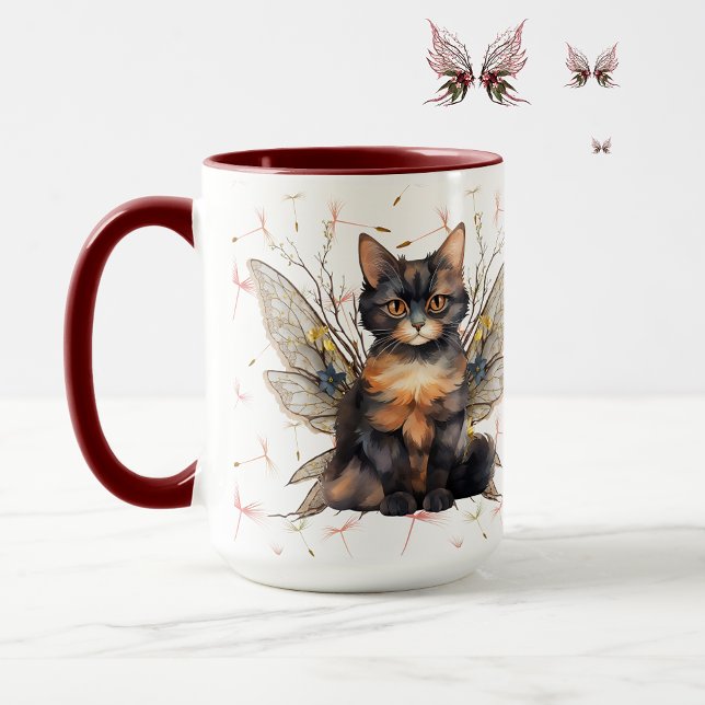 Fée de chat 2 Café Mug (Créateur téléchargé)