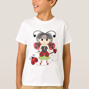 Fée de coccinelle et T-shirt mignon d'insecte