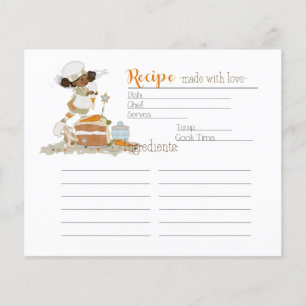 Fée de dent sucrée - Dessert Recette Card