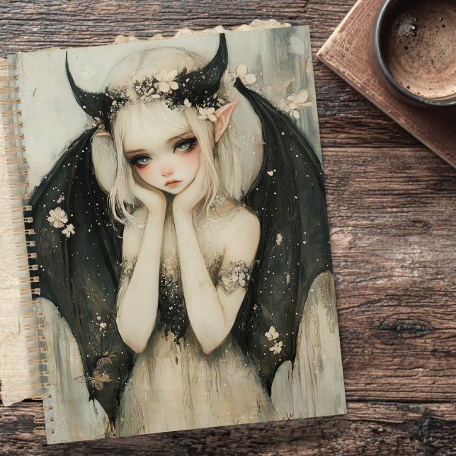 Fée de fantasy gothique fantaisiste avec couronne  (Créateur téléchargé)