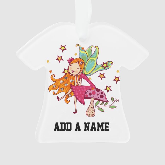 Fée de jardin sur le champignon (devant)