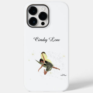 Fée fille avec ailes jaunes iPhone / coque ipad
