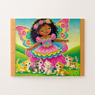"FÉE HEUREUSE & CHATONS" PUZZLE