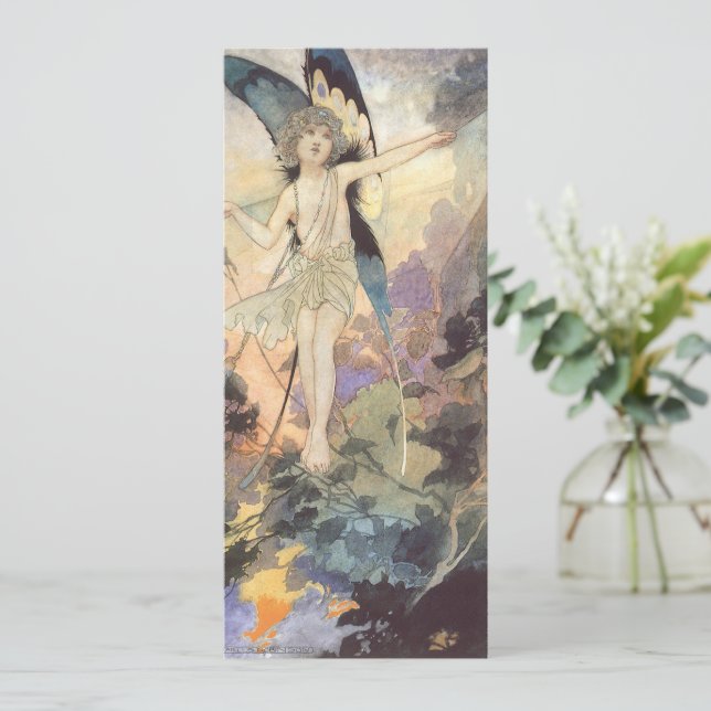 Fée papillon victorienne vintage par Robinson (Debout devant)
