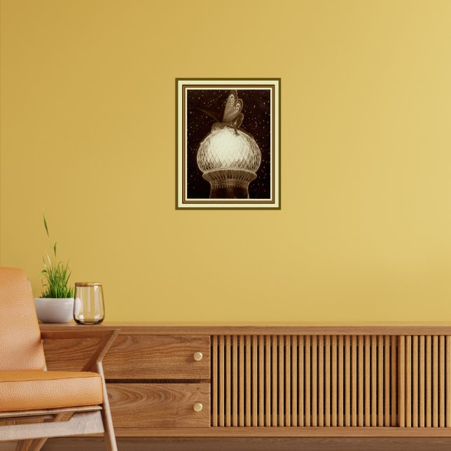 "Fée sur le dôme" par Fidus affiche 16 x 20 (Salon 2)